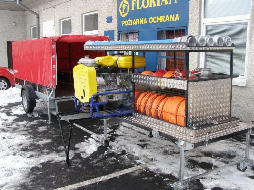 Prívesný vozík s výbavou na mieru