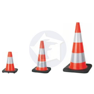 Dopravný kužeľ reflexný - 75 cm s pevnou základňou