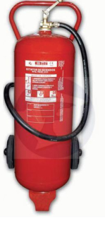 Pojazdný HP práškový triedy ABC, 50 kg