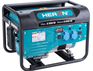 Elektrocentrála rámová benzínová 1F, 2,3kW, HERON