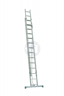 Rebrík dvojdielny výsuvný s lanom 7316 PROFI