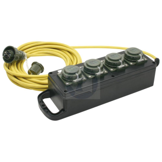 Predlžovačka so 4 konektormi - 230V, 16 A / 10 m
