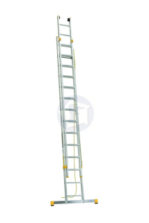 Rebrík dvojdielny výsuvný s lanom 8316 PROFI PLUS