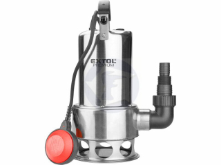 Čerpadlo ponorné kalové antikorové 1100W, max. 15000l/hod, výtlak 9,5m,