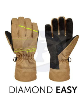 Hasičské zásahové rukavice DIAMOND EASY beige 8111-13