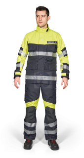 Ľahký zásahový oblek Rosenbuer GAROS G 10TR - BLUE/yellow
