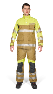 Ľahký zásahový oblek Rosenbuer GAROS G 10TR - GOLD/yellow