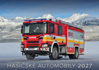 Nástenný kalendár HASIČSKÉ AUTOMOBILY 2027