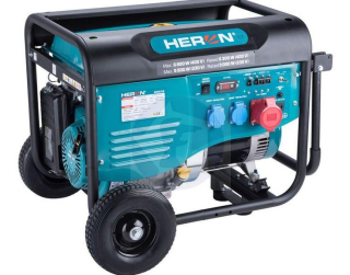 Elektrocentrála rámová benzínová 3F, 6,8/6,3kW, HERON